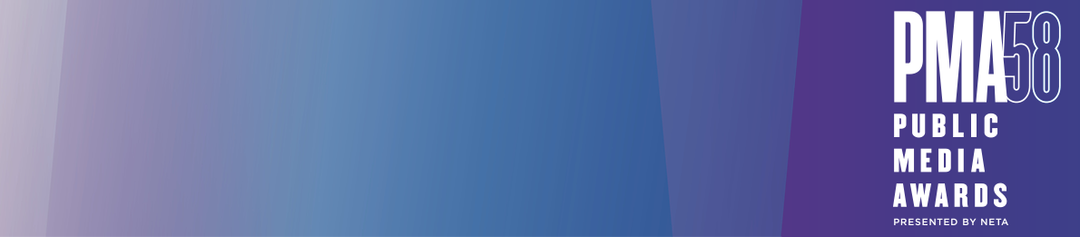 PMA58. Public Media Awards, presented by NETA.